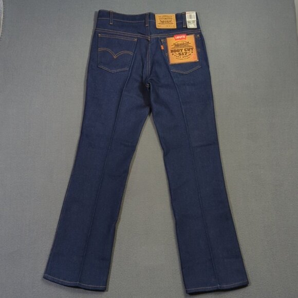 Levi's Vtg Jeans Men's 34x31 Blue Deadstock 517 Boot Cut Orange Tab Made In USA - Picture 3 of 14